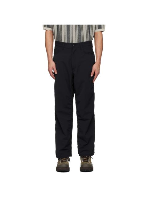 Nanamica Black OOAL ALPHADRY 5Pocket Trousers