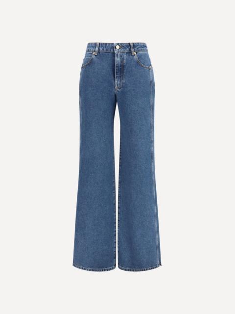 Balmain Straight wide-leg Jeans