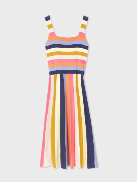 Women's Multi Stripe Knit Dress