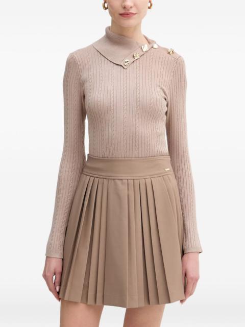 GUESS USA button-embellished sweater