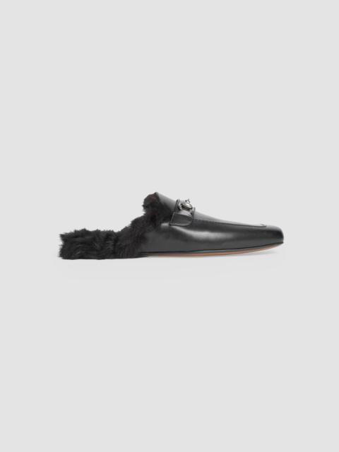 GUCCI Men's Primavera Larindo Horsebit Leather Mules - Black