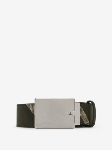 Burberry Reversible Check B Cut Belt