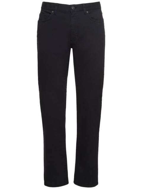 Stretch gabardine pants