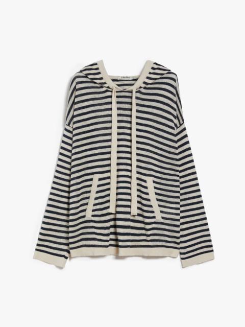 'S Max Mara LIMOSA Linen hooded jumper