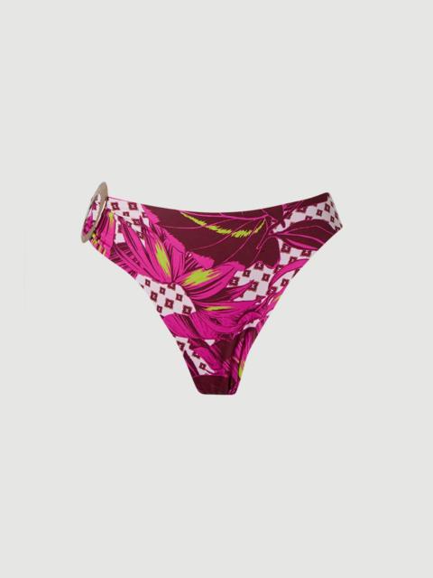 KAREN MILLEN Tropical Metal Trim Detail Bikini Bottoms