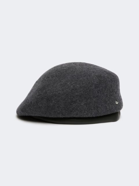WEEKEND Max Mara MANTO Wool felt beret - MEDIUM GREY