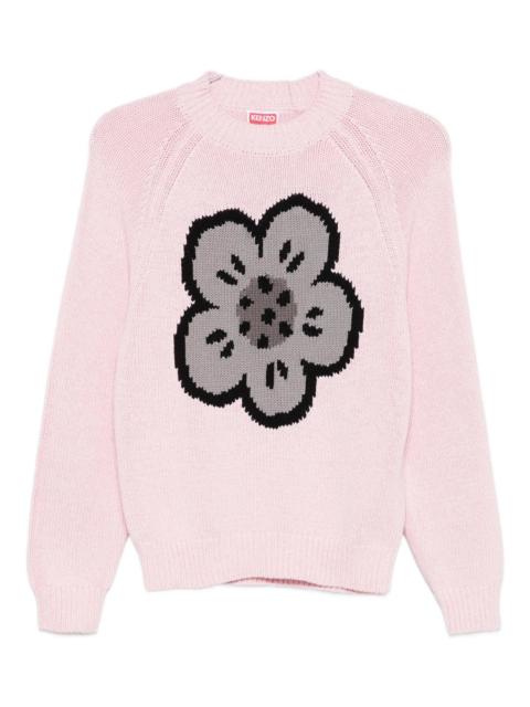 KENZO Kenzo Floral-motif Crew-neck Sweater