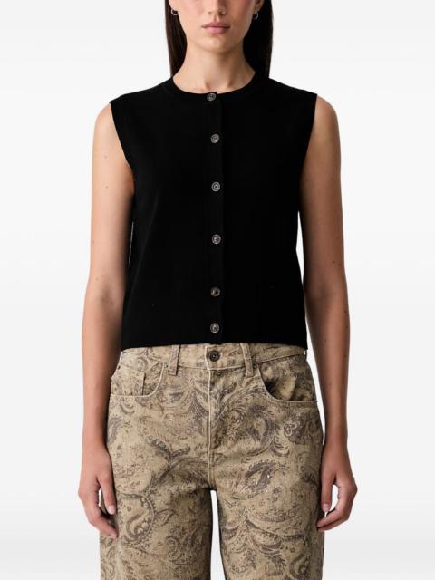 SCOTCH & SODA embroidered sleeveless top