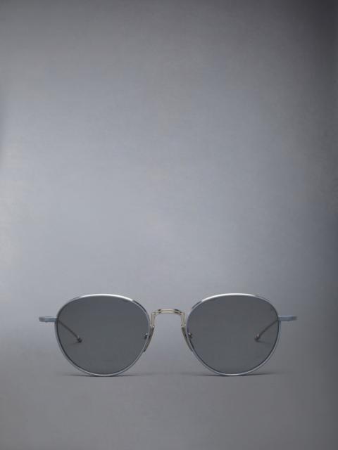 Thom Browne Titanium Round Sunglasses
