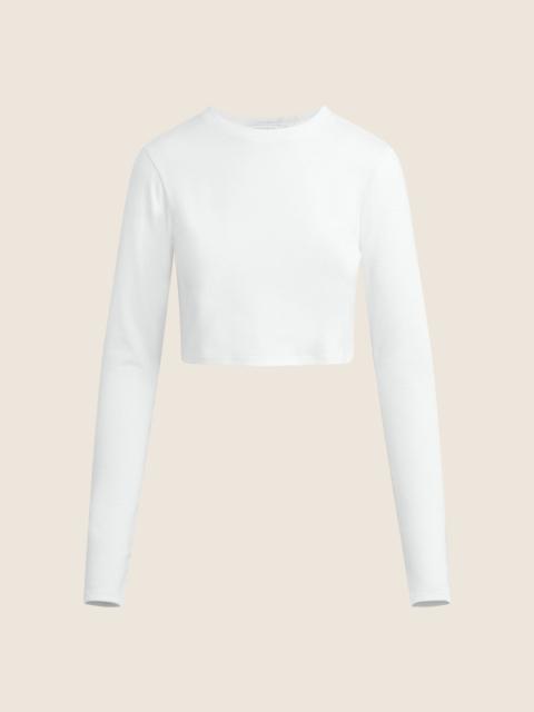 Favorite Daughter THE LONG SLEEVE LAURA CROP TOP