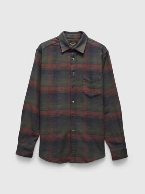 Portuguese Flannel Old Pine Button-Up Shirt in Graphite