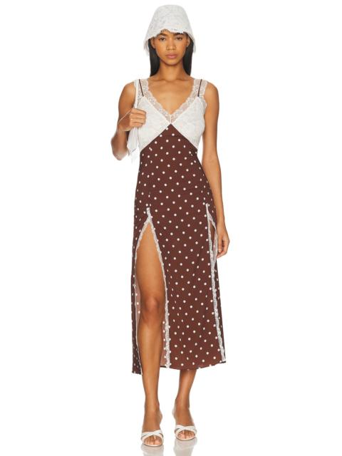 ROWEN ROSE Midi Dress