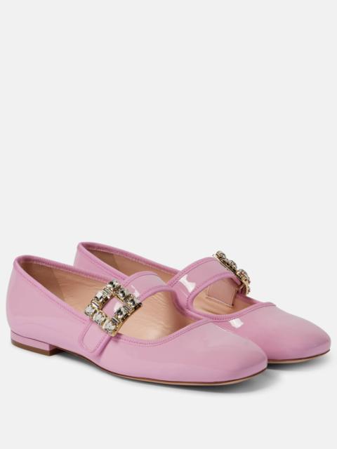 Roger Vivier Très Vivier patent leather ballet flats