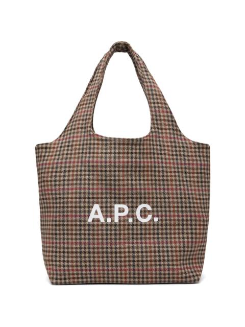 A.P.C. Brown Ninon Tote