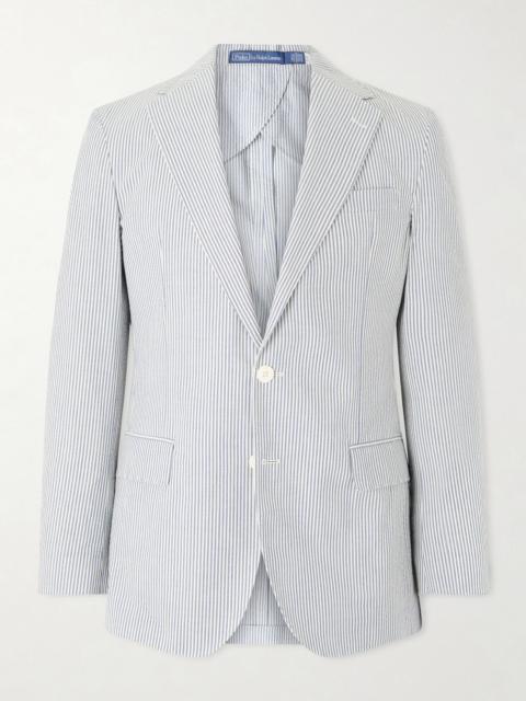 Polo Ralph Lauren Striped Cotton-Seersucker Suit Jacket