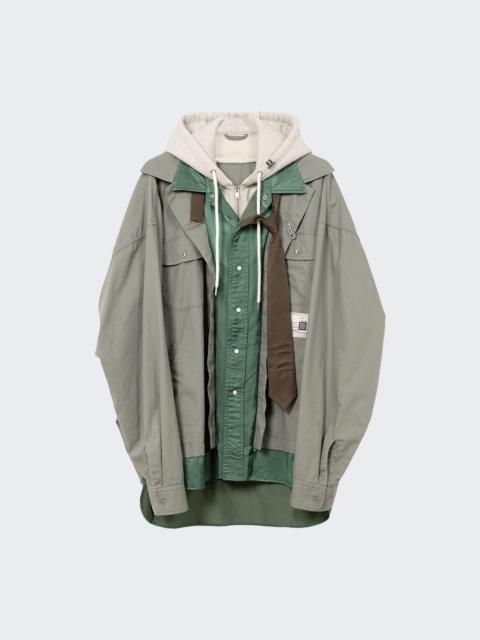 Maison MIHARAYASUHIRO Triple Layered Shirts Khaki
