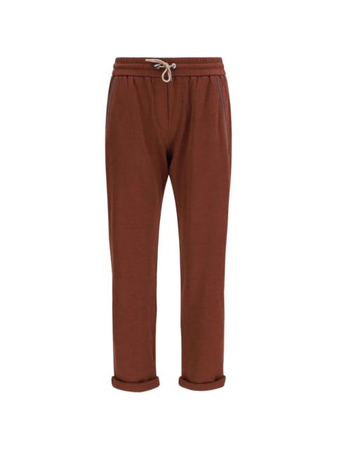 Brunello Cucinelli Brunello Cucinelli Drawstring Turn-up Track Pants
