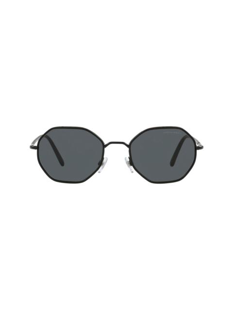 GIORGIO ARMANI tinted round-frame sunglasses