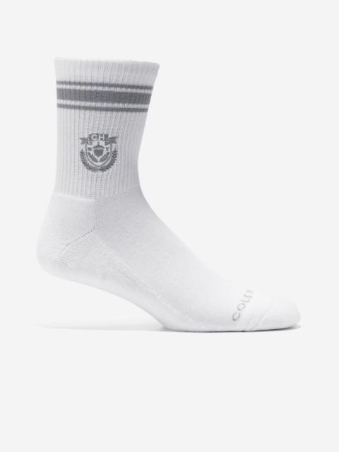COLE HAAN Men's Embroidery Quarter Socks