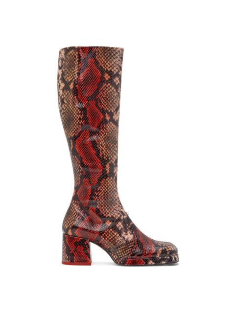 MIISTA Red Donna Boots