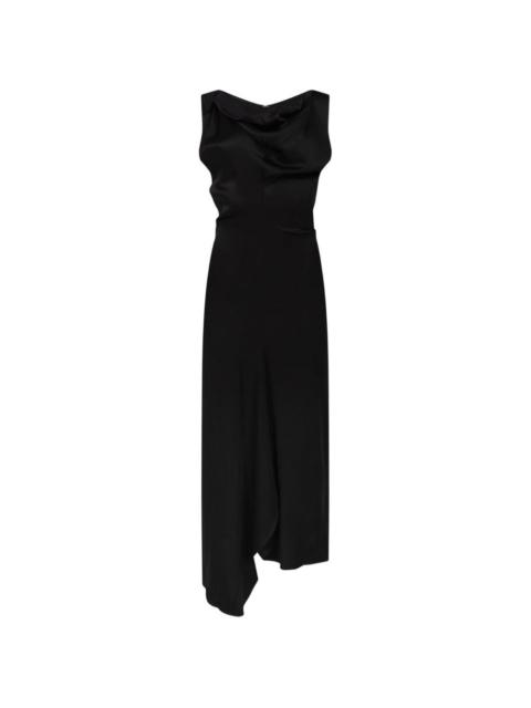 Victoria Beckham draped asymmetric midi dress