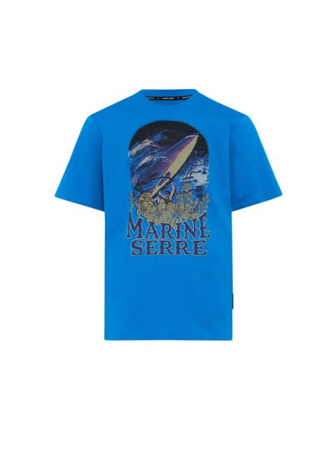 Marine Serre Organic Cotton Printed Crew Neck T-shirt