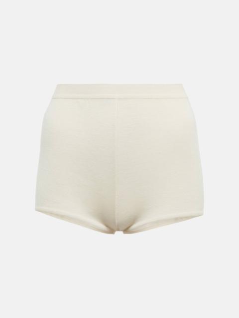 Loro Piana Cashmere and silk jersey shorts