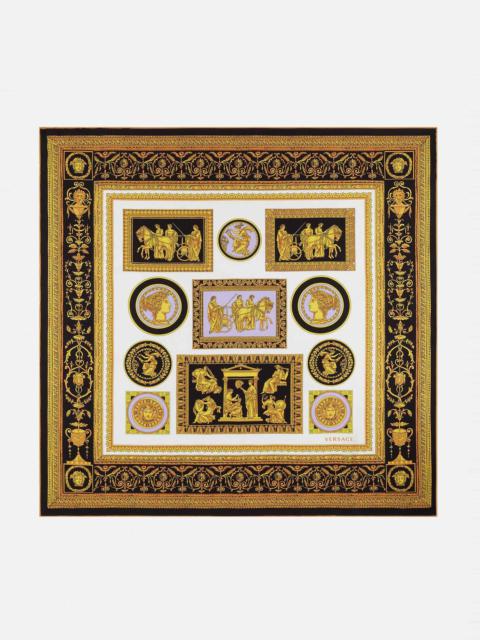 VERSACE Cornici Silk Foulard