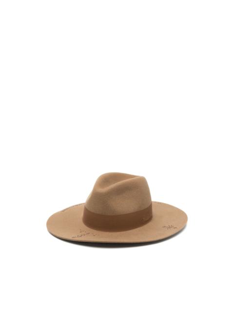 Golden Goose Fedora heavy wool felt hat