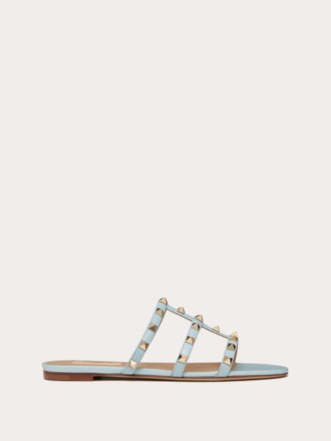 Valentino ROCKSTUD FLAT SLIDE SANDAL