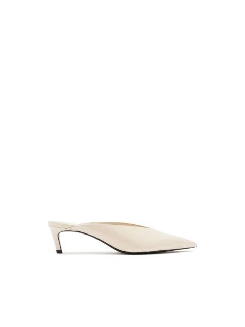 SCHUTZ pointed-toe leather mules