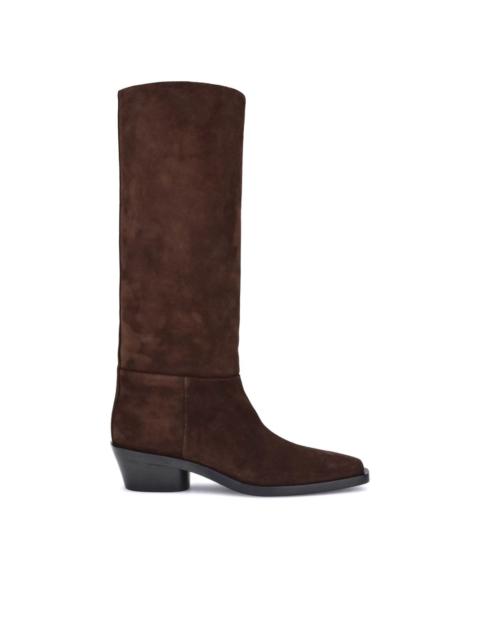 Proenza Schouler 40mm Bronco suede knee-high boots
