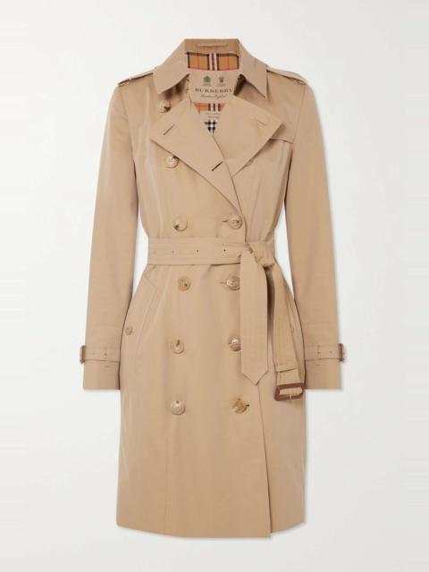 Chelsea organic cotton-gabardine trench coat