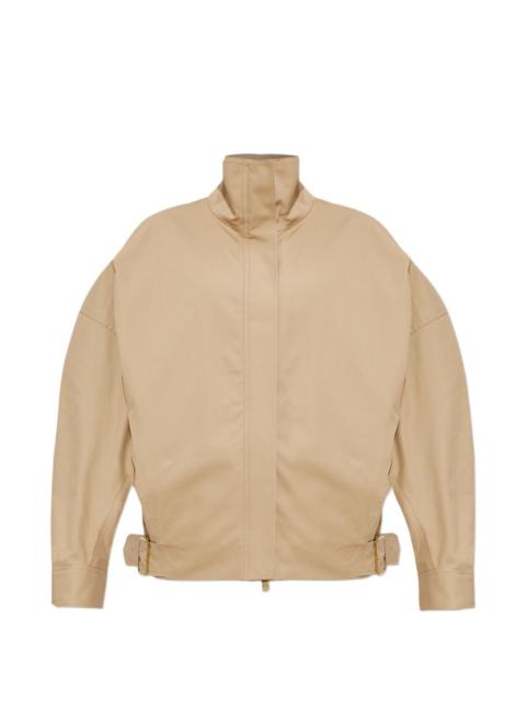 DARKPARK Celine high neck belted jacket