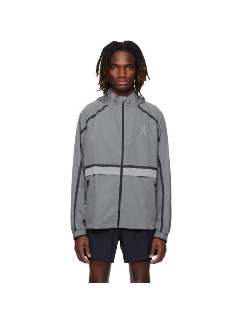 On Gray Performance Volt Running Jacket