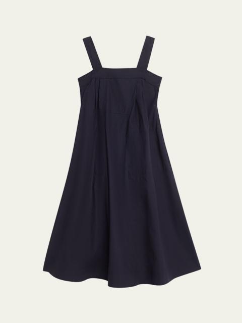 3.1 Phillip Lim Square-Neck Cotton Midi Dress