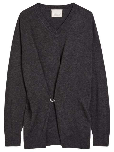 Isabel Marant Isabel Marant Chiraz Gathered Knit Jumper