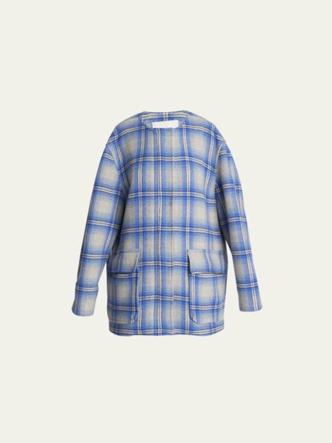 Efelia Plaid Coat