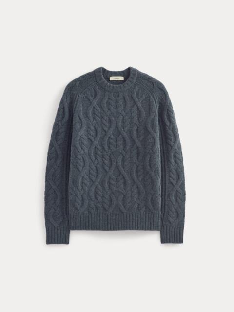 EVERLANE CABLE KNIT CREW IN LUXE MERINO