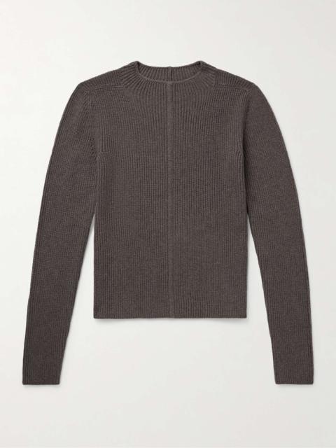 Ribbed Recycled-Cashmere and Wool-Blend Sweater