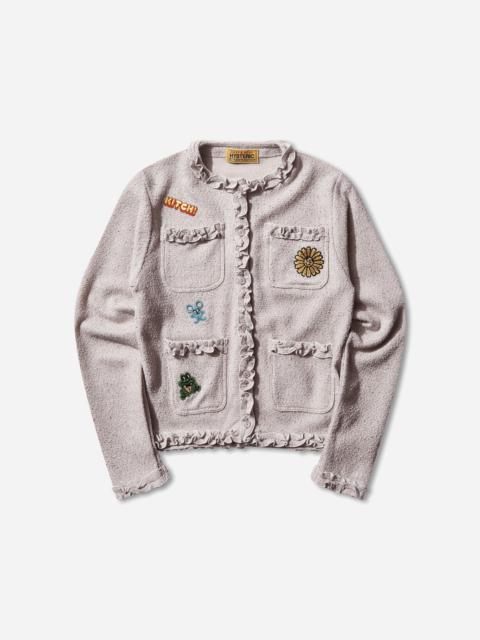 Hysteric Glamour Women's Flower Power Patch Jacket Purple