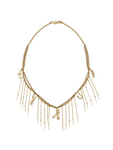 ALÉMAIS Django Charm Fringed Necklace