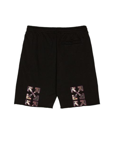 Off-White Sprayed Caravaggio Sweatshort