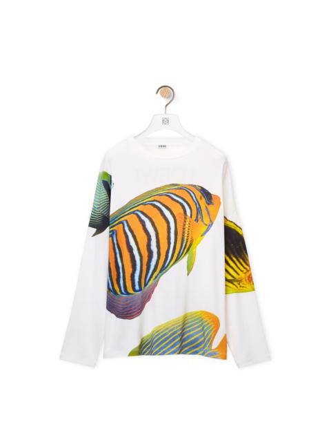 Loewe Fish long sleeve T-shirt in cotton