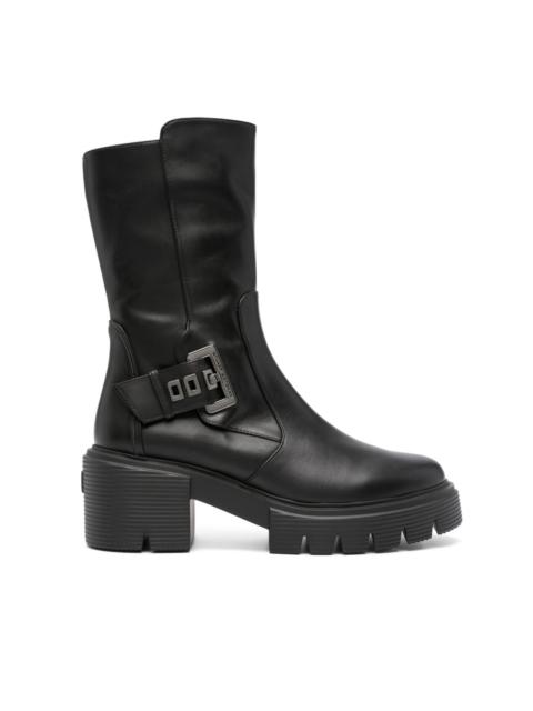 Stuart Weitzman Soho Gia 75mm leather boots