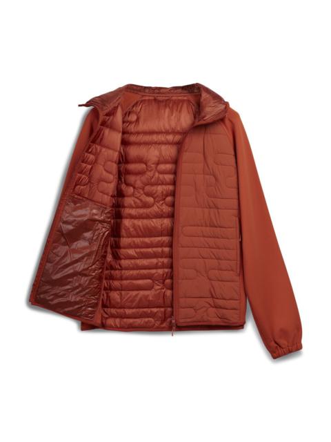 Y-3 Classic Cloud Insulated Hooded Jacket in Red