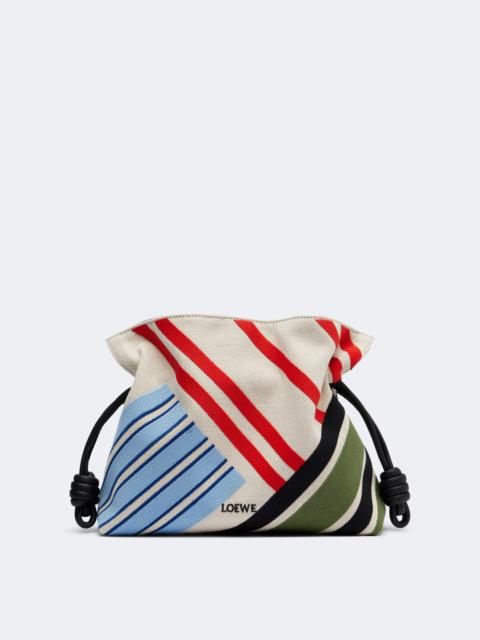 Loewe Flamenco Medium embroidered canvas clutch