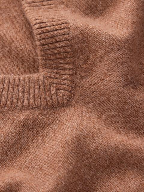 BODEN Elsie Cashmere V Neck Sweater-Warm Ginger