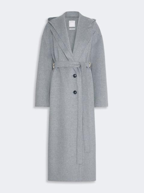 Sportmax OLMO Oversized pure wool coat - MEDIUM GREY