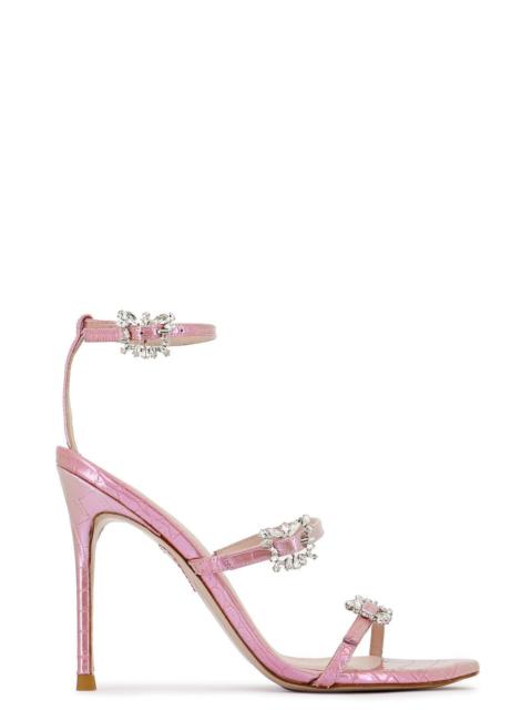 【関税込み】Sophia Webster ピンク Farfalla ヒールサンダル $1120 Sophia Webster Women's Pink Farfalla Heeled Sandal